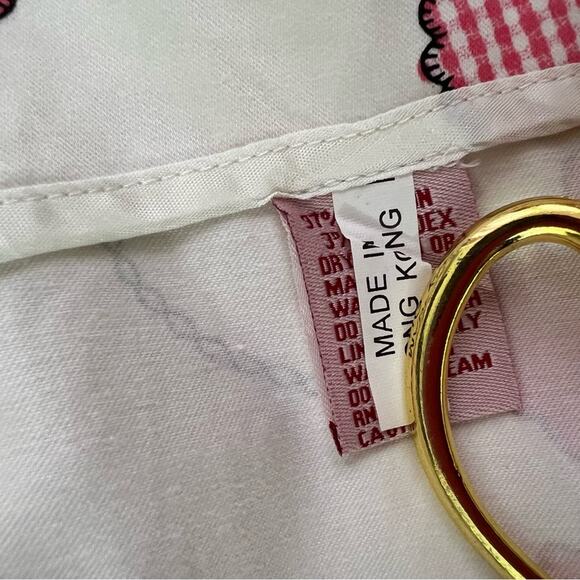 Vintage Becky + Max Pink White Poodle Dog Dress Size 4 - Picture 11 of 13